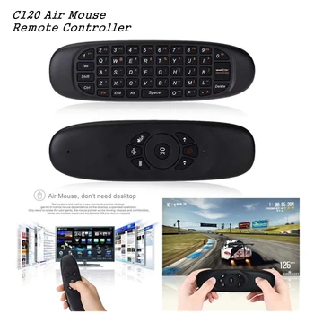 C120 Gaisa Pele, Tālvadības pults Wireless Spēļu Tastatūru, atkārtoti Uzlādējams 2.4 Ghz Tastatūra Android Smart TV/TV Kastes/ Mini PC
