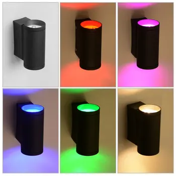 Mūsdienu vienkāršu LED apkārtējo sajūta sienas gaismas personības alumīnija apdare koridora KTV bārs apdare, sienas lampas