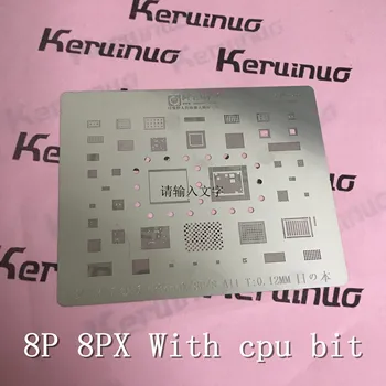 DHM par iPhoneX / 8 / 8P A11 BGA Stādīšanas skārda trafaretu ar CPU bitu BGA trafaretu čipu multi-function tērauda Augstu Precizitāti